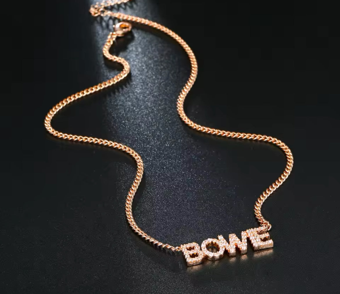 “Bling It On” Custom Name Necklace