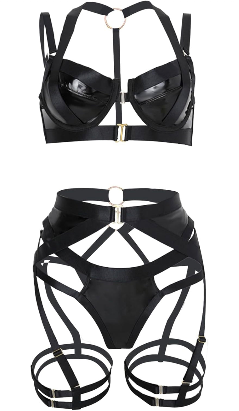 “Halle” 3 Piece Harness Set